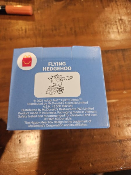 McDonald's Adopt me Flying Hedgehog Carousel 2