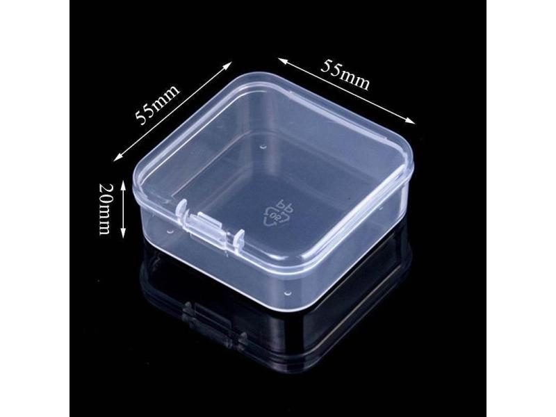 Mini Plastic Box Rectangular Box Translucent Box Packing Box Storage Box Carousel 1