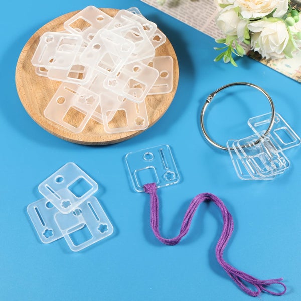 31pcs Slim Embroidery Floss Drop Clear Floss Bobbins Embroidery Thread Organi Carousel 11