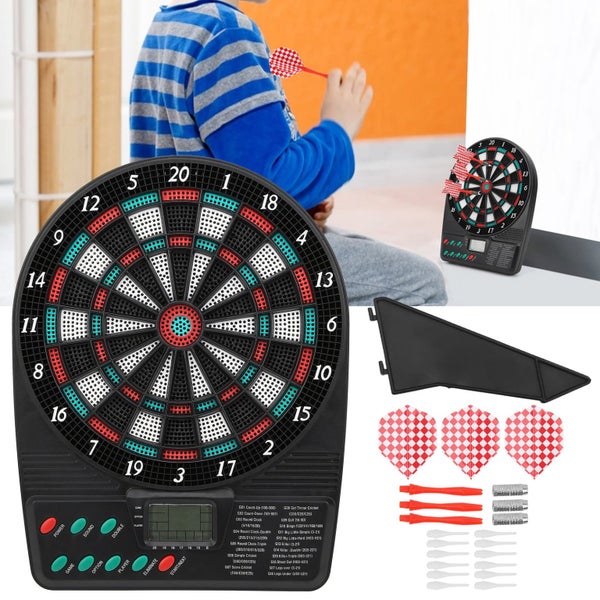 Electronic Dart Board Game, Electronic Dart Board Game Set LCD Display Auto S Carousel 9