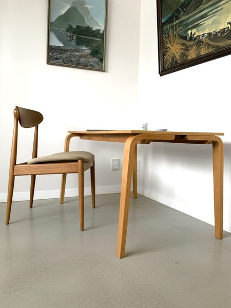 Alvar Aalto style 1950s Mid Century Desk or Table by ESA Furniture UK Carousel 1