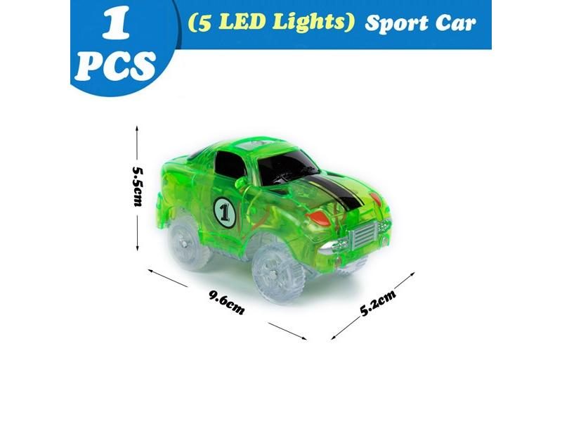 Magical Glowing Race Track Car Toy Vehicle LED Light Electronics Car Tracks Toy Carousel 1
