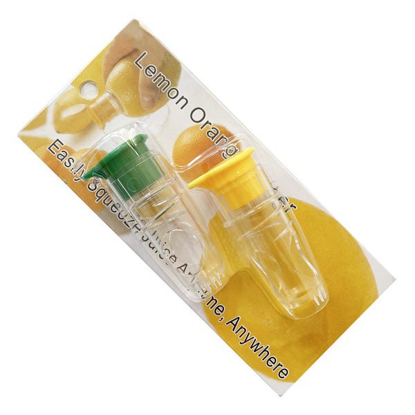 2 Pack Small Portable Manual Lemon Orange Juicer Carousel 8