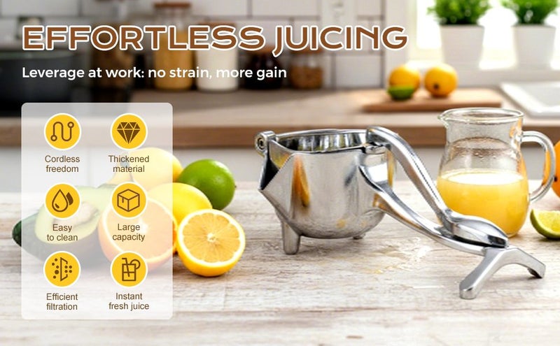 Fresh Fruit Juice Extractor Hand Juicer Squeezer Lemon Juicer Manual Hand Press Carousel 1
