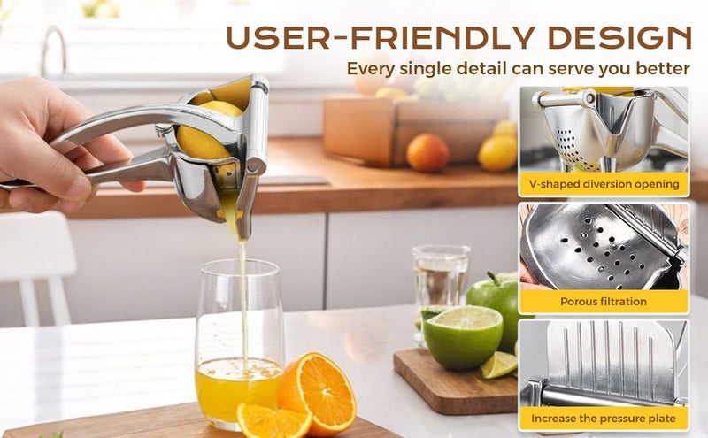 Fresh Fruit Juice Extractor Hand Juicer Squeezer Lemon Juicer Manual Hand Press Carousel 2