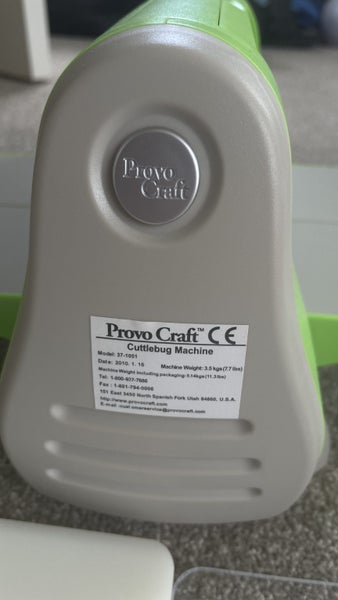 Provo Craft Cuttlebug die cut machine Carousel 2