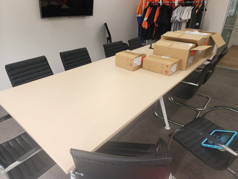 10 Seater Boardroom Table & Chairs Carousel 1