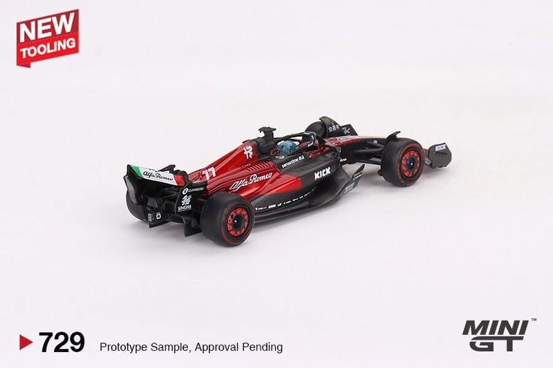 Mini GT Alfa Romeo C43 #77 Valtteri Bottas 2023 F1 2023 Australian GP Carousel 2