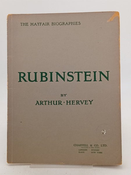 Rubinstein by Arthur Hervey Carousel 1