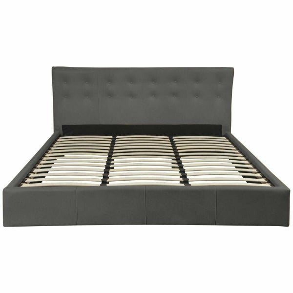 London Leather Richmond Super King Bed Base & Bedhead HCRCODBDKBGRA-NZ Carousel 1
