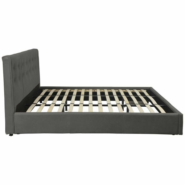 London Leather Richmond Super King Bed Base & Bedhead HCRCODBDKBGRA-NZ Carousel 2