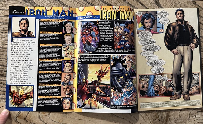 Iron Man Heroes Return #1–2 (1998) – Busiek & Chen – VF/NM Carousel 4