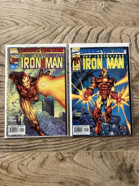 Iron Man Heroes Return #1–2 (1998) – Busiek & Chen – VF/NM Carousel 1