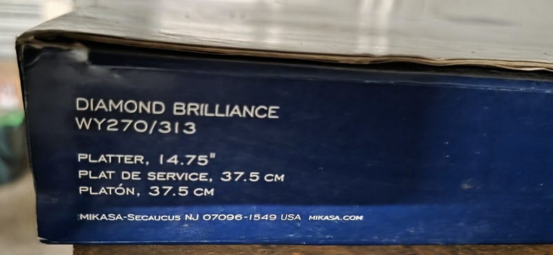 Mikasa Diamond Platter Dish (WY270/313) *$1 RESERVE* Carousel 2