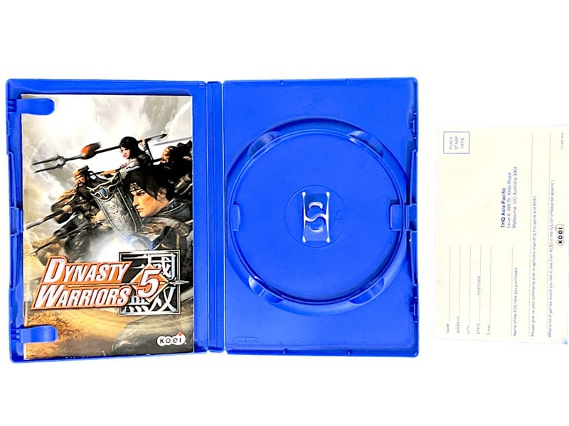 Dynasty Warriors 5 (PS2) CASE + COVER + MANUAL (NO DISC) Carousel 3