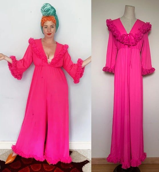 60s Lounge Pajamas Jumpsuit Carousel 1