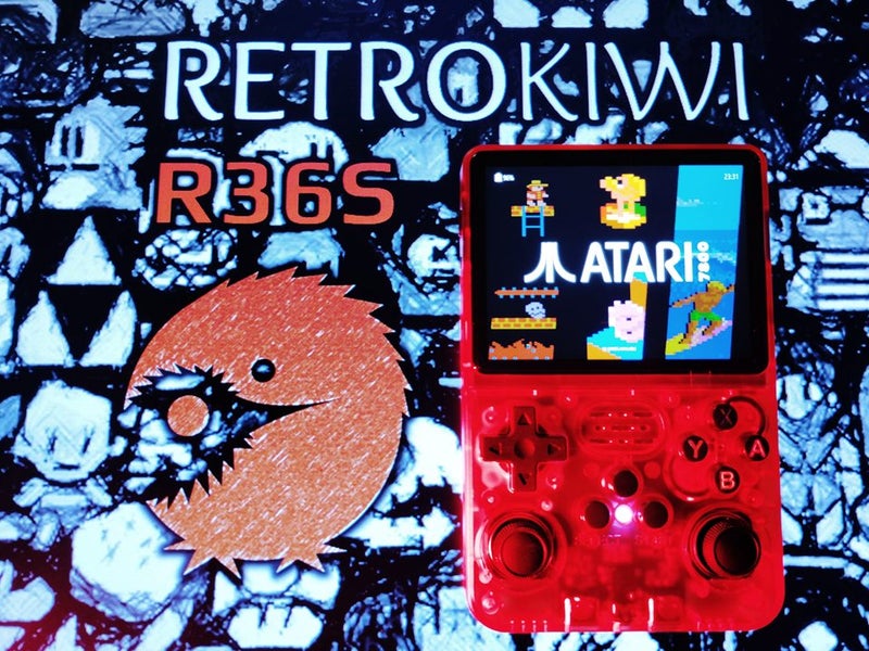 RetroKiwi R36S Red + 64GB Samsung Evo Plus MicroSD card + Accessories Carousel 1