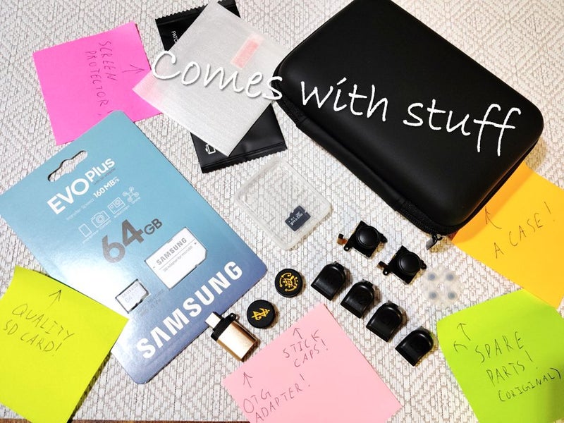 RetroKiwi R36S Red + 64GB Samsung Evo Plus MicroSD card + Accessories Carousel 8