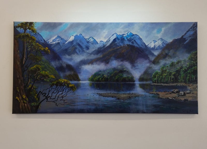 Fiordland - Southern Alps - Caley Hall - Original Painting Carousel 1