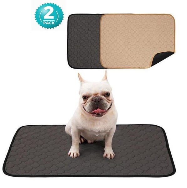 Washable Dog Pee Pads, Reusable Dog Training Pads - 2 Pack Carousel 10