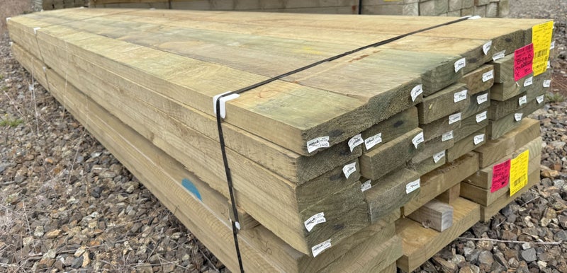 PINE, FRAMING, 150 x 50mm, SG8, ROUGH SAWN, H5 TREATED - 180m - TBT2338 Carousel 1