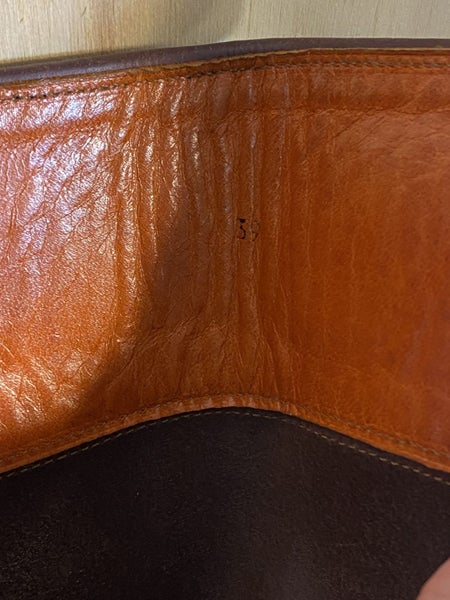 Elegant Brown Leather Knee-High Boots – Penelope Chilvers | EU 39 = NZ 8 Carousel 20