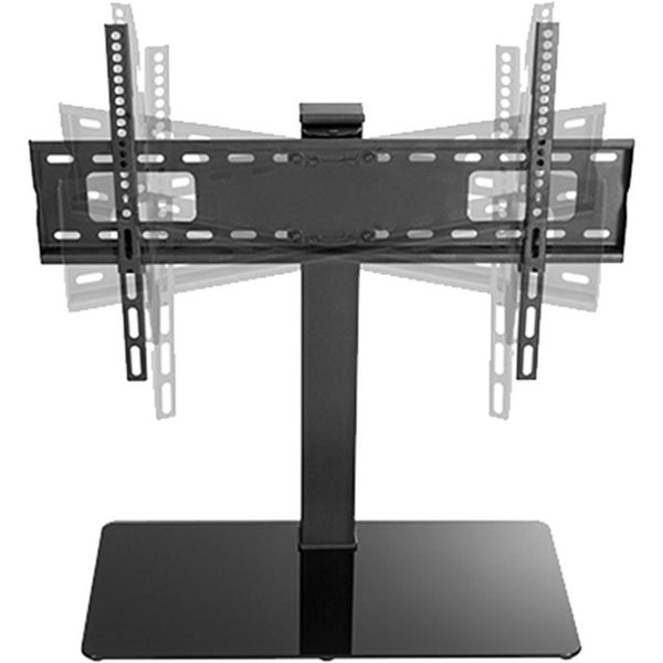 KONIC 37"-70" Swivel TV Stand with Glass Base - Max Load 40kg - Swivel +35~-35 Carousel 2