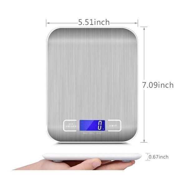Multifunction Stainless Steel High Precision Digital Kitchen Food Scale Carousel 2