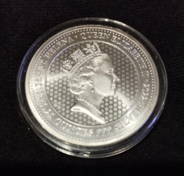 Saint Helena Sovereign 1.25 oz Silver Coin RARE Carousel 7
