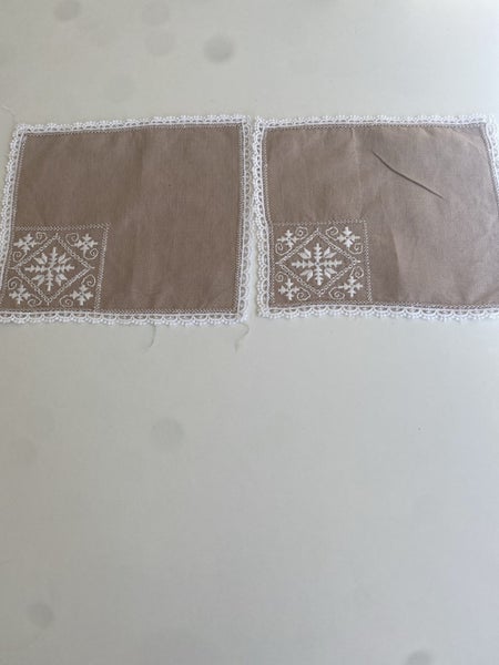 Laces - Table Cloth Detailed Design Traditional Cypriot Lefkaritika Embroidery Carousel 2