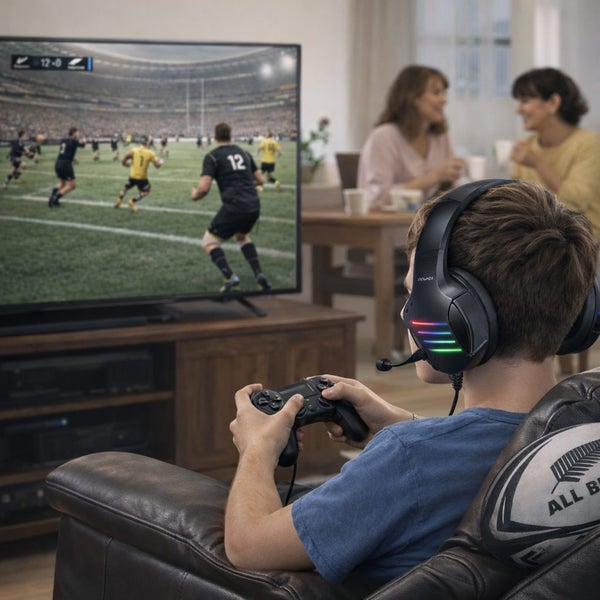 Wired Gaming Headset – Over-Ear Comfort – Clear Mic – Plug & Play Carousel 2