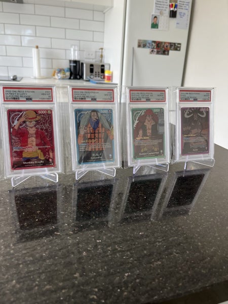 one piece TCG SUPER PRE RELEASE PSA 10 LEADER SET Carousel 1