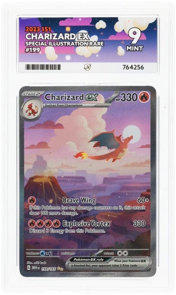 ACE 9 (Mint) Charizard EX Special Illustration Rare #199 (S&V 151) Carousel 1