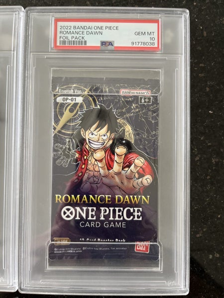 one piece TCG OP1 BOOSTER PACK PSA 10 SET Carousel 3