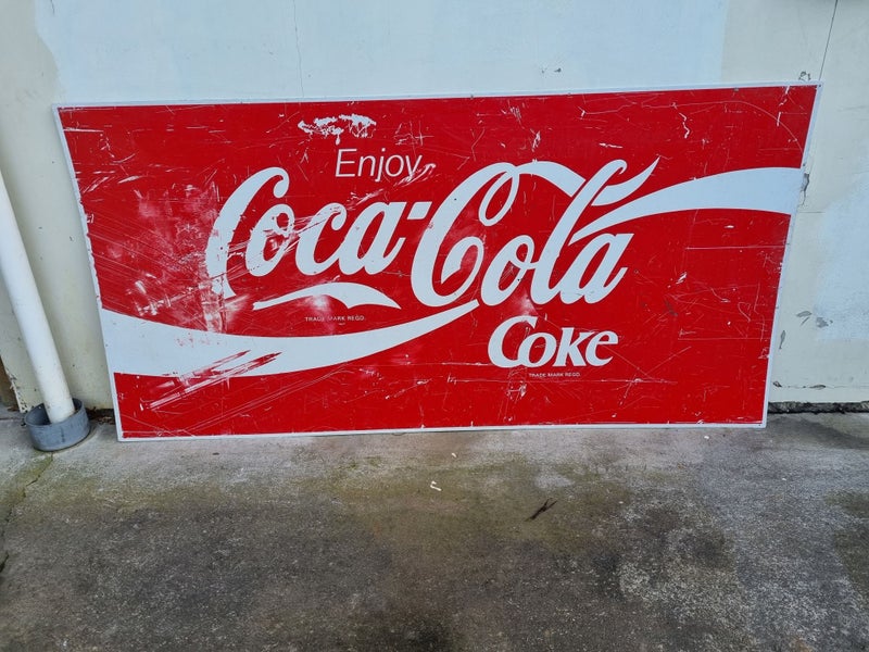 Massive Vintage Double-Sided Coca-Cola Sign Carousel 6