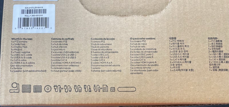 Logitech Rally 4K webcam PTZ Modular Video Conference Speaker System Carousel 7