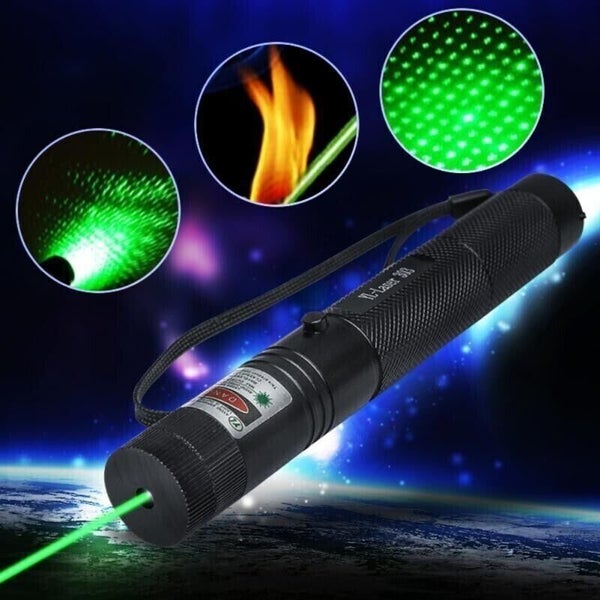 1000m Strong Beam Green Laser Pointer Pen 532nm Lazer Torch Battery Operated Carousel 7