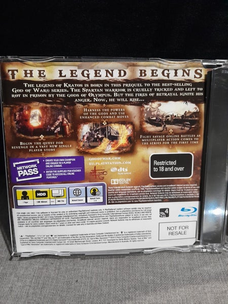 God of War Ascension **rare promo** Carousel 3