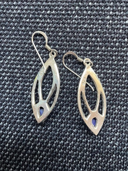 925 Silver & Lapis Lazuli Earrings Carousel 2