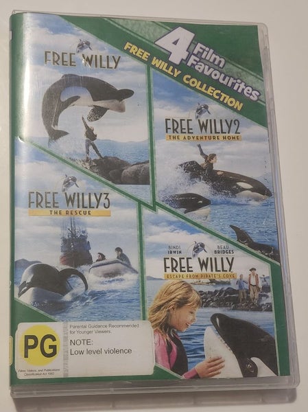Free Willy collection (1993) (1995) (1997) (2010) Carousel 1