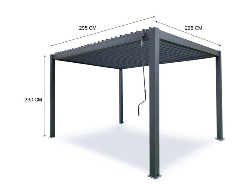 Pergola 3x3M Carousel 10