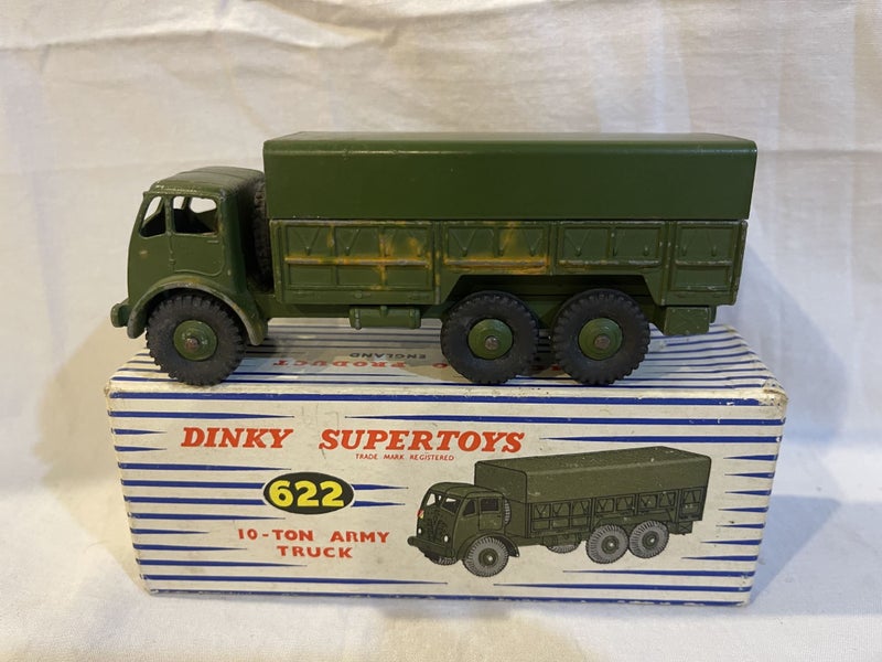 VINTAGE DINKY SUPERTOYS 10-TON ARMY TRUCK NO.622 Carousel 2