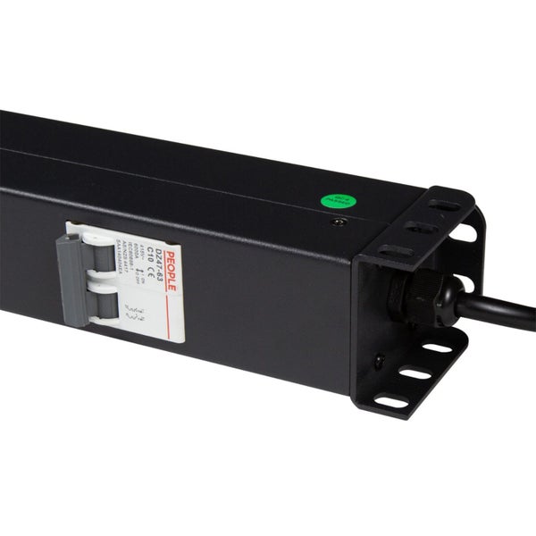 Dynamix RPR-IEC-16A20V 20 Outlet Vertical Power Rail (16x 10A IEC C13 & 4x Carousel 3