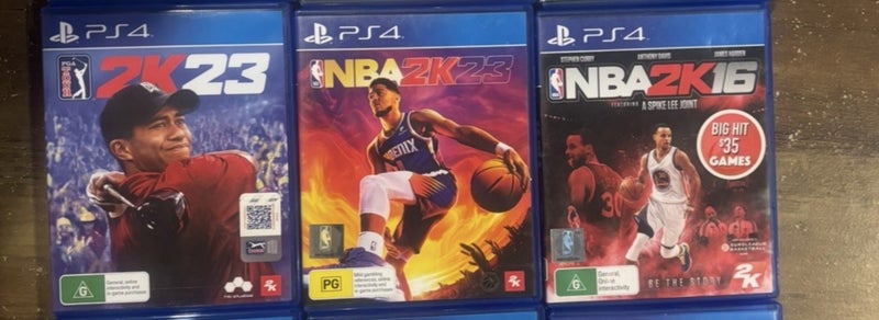 NBA 2k23 2k16 and Golf 2k23 PS4 Carousel 1