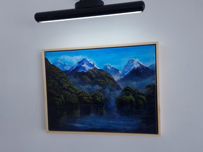 Blue Sky Fiordland - Statement Piece - Caley Hall - Original Painting Carousel 9