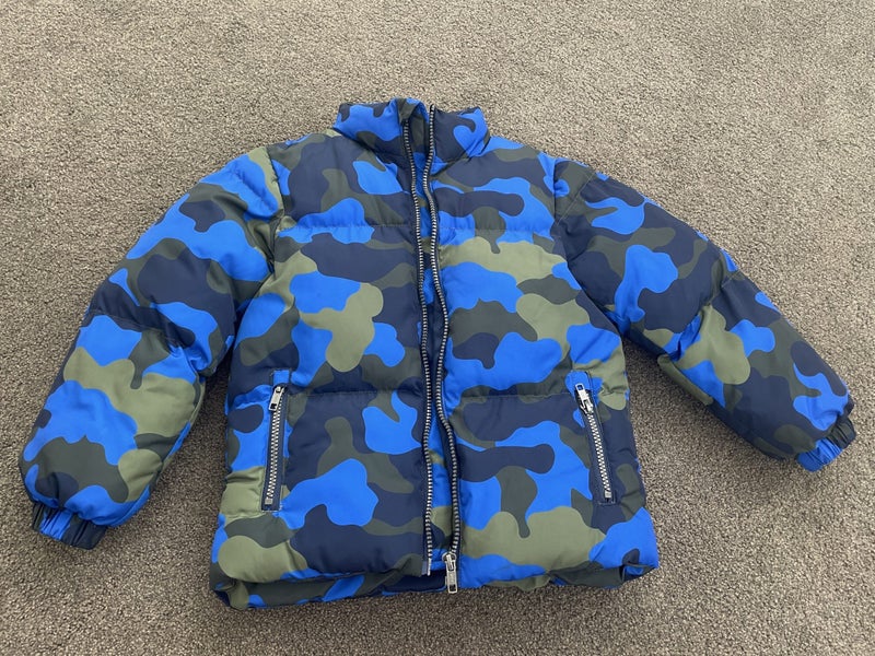 Seed Camo Kids Puffa Jacket Carousel 1
