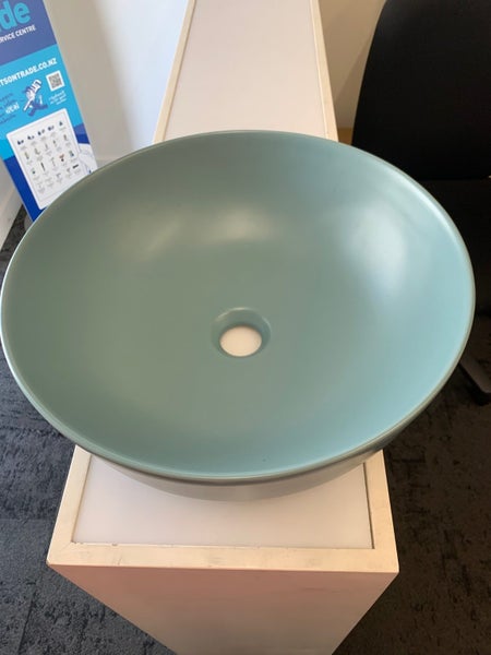 DELETED LINE - BOTANICAL VESSEL BASIN 420 X 150MM - TURQUOISE - EX DISPLAY Carousel 4