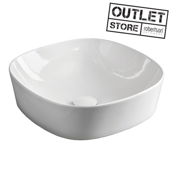 END OF LINE - THE ART CERAM GHOST WASHBASIN 415 x 415MM WHITE Carousel 1