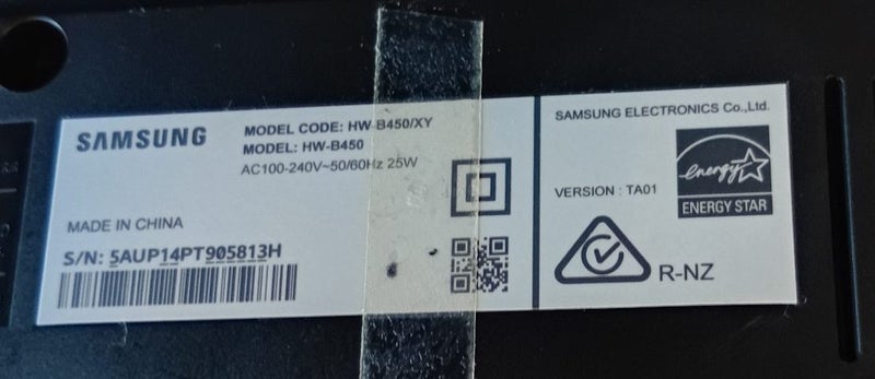 Samsung Soundbar + Subwoofer — Model: HW-B450/XY & PS-WB45T Carousel 8
