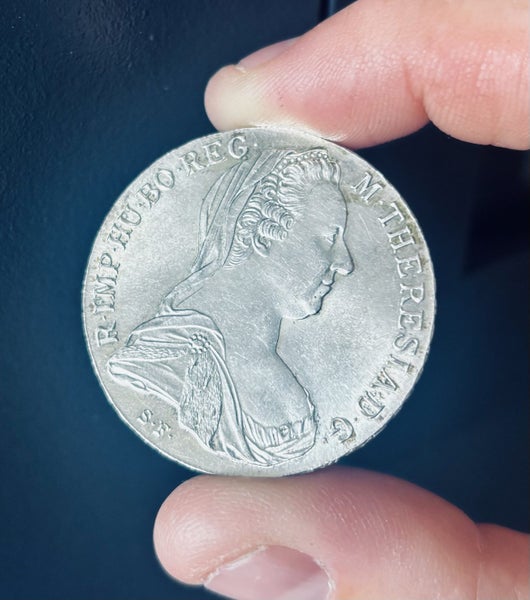 1780 Maria Theresa Thaler 28g Restrike Silver Coin Carousel 2